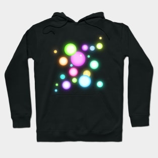 Magical Colorful Glowy Orbs Hoodie